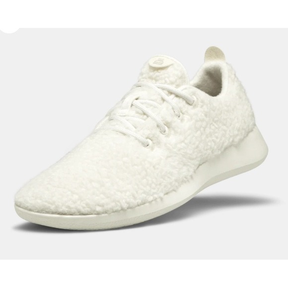 Allbirds Women's Wool Runner Fluffs Athleisure Shoes Merino Wool Natural White 8 - Picture 1 of 10